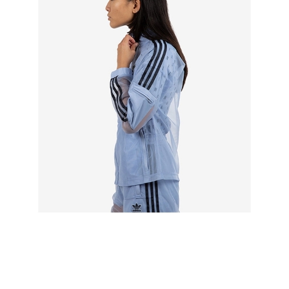Adidas Originals Mesh Track Top Chalk Blue L, XL GP2162 - Picture 3 of 9